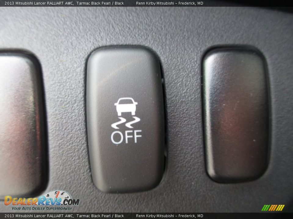 2013 Mitsubishi Lancer RALLIART AWC Tarmac Black Pearl / Black Photo #19