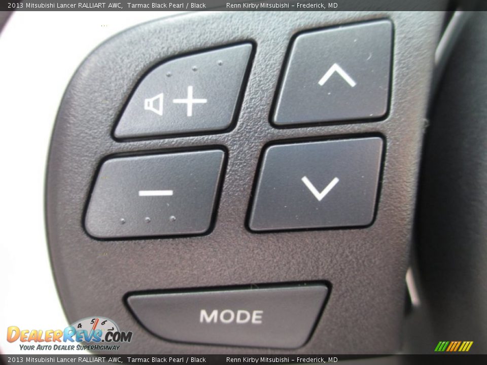 2013 Mitsubishi Lancer RALLIART AWC Tarmac Black Pearl / Black Photo #20