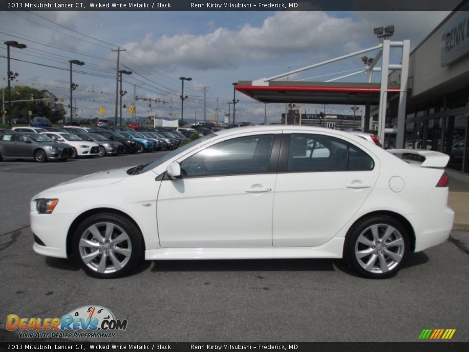 Wicked White Metallic 2013 Mitsubishi Lancer GT Photo #2