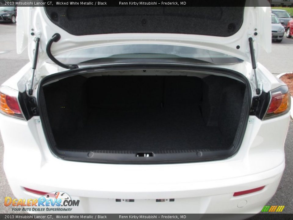 2013 Mitsubishi Lancer GT Wicked White Metallic / Black Photo #10