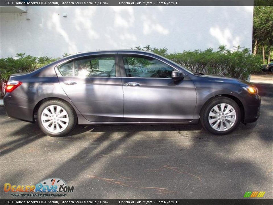 Modern Steel Metallic 2013 Honda Accord EX-L Sedan Photo #2