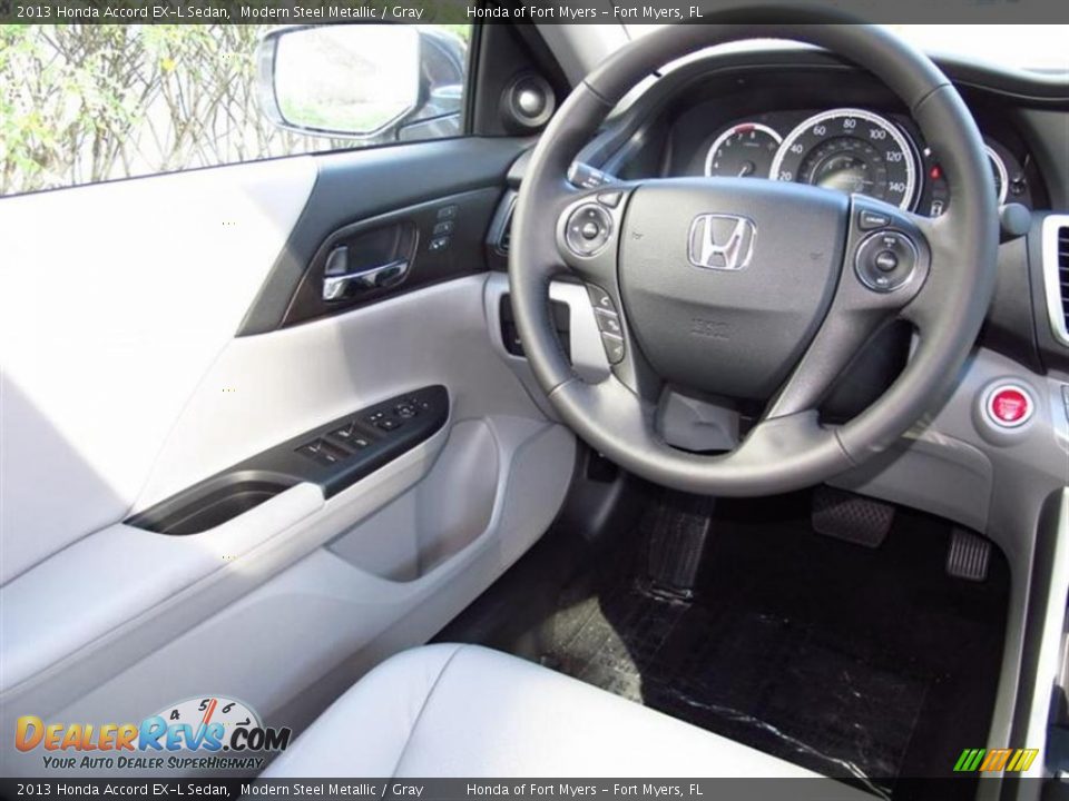 2013 Honda Accord EX-L Sedan Steering Wheel Photo #5