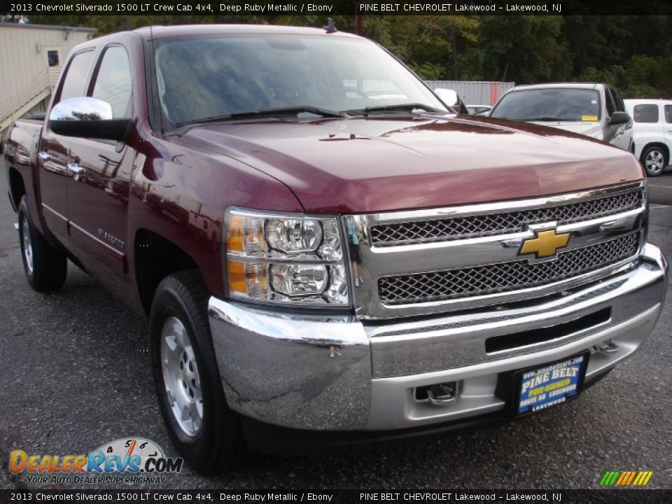 2013 Chevrolet Silverado 1500 LT Crew Cab 4x4 Deep Ruby Metallic / Ebony Photo #3