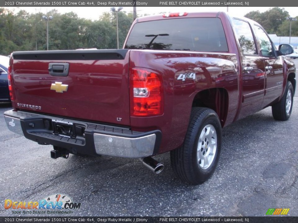2013 Chevrolet Silverado 1500 LT Crew Cab 4x4 Deep Ruby Metallic / Ebony Photo #4