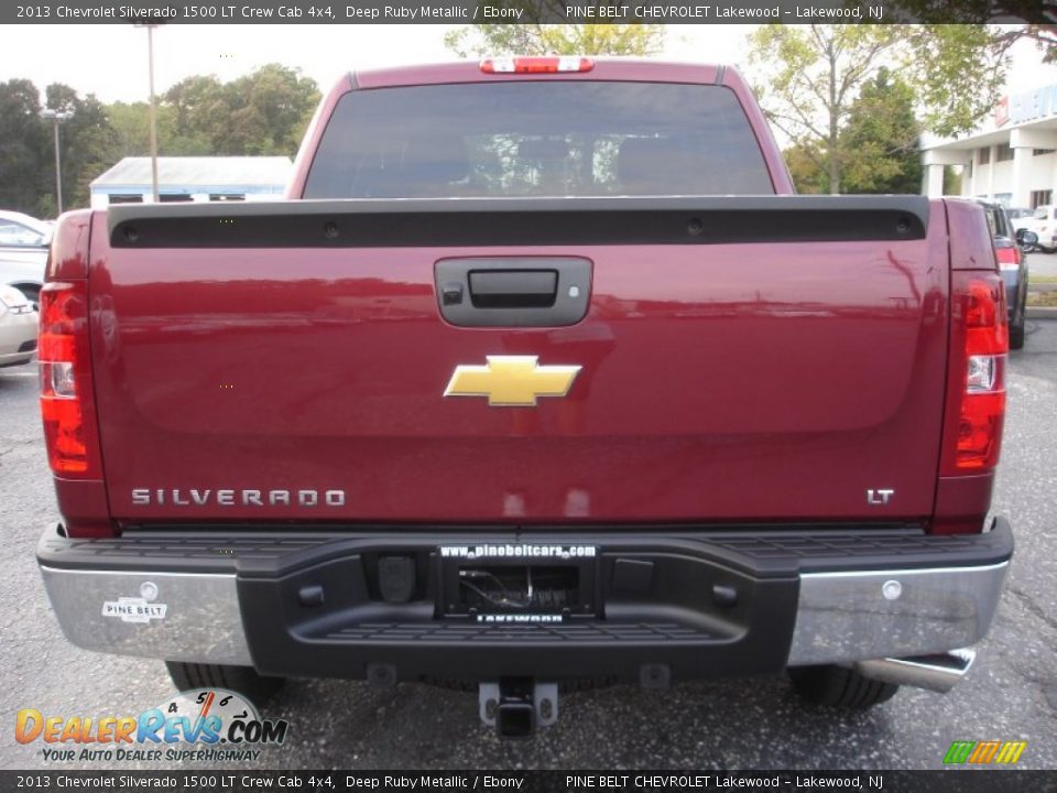 2013 Chevrolet Silverado 1500 LT Crew Cab 4x4 Deep Ruby Metallic / Ebony Photo #5
