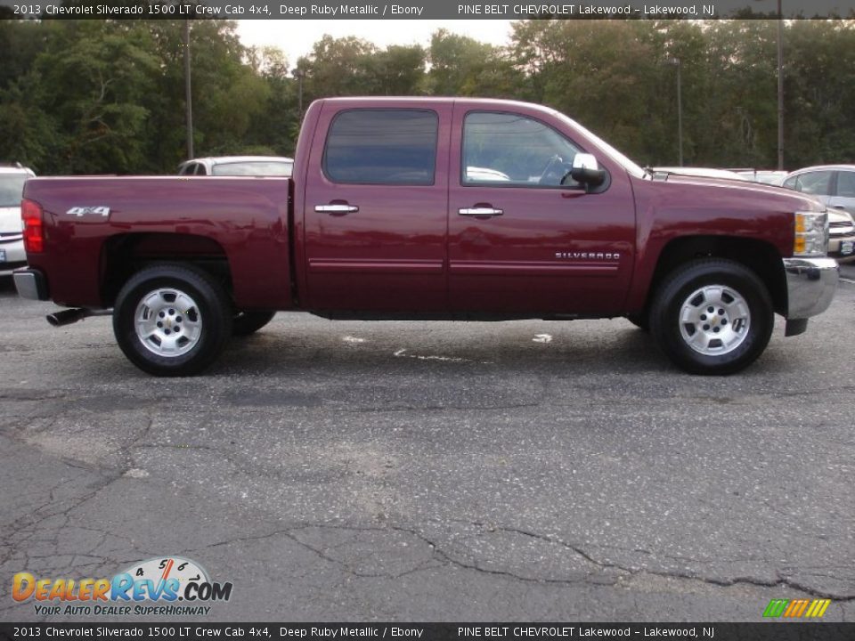 2013 Chevrolet Silverado 1500 LT Crew Cab 4x4 Deep Ruby Metallic / Ebony Photo #7