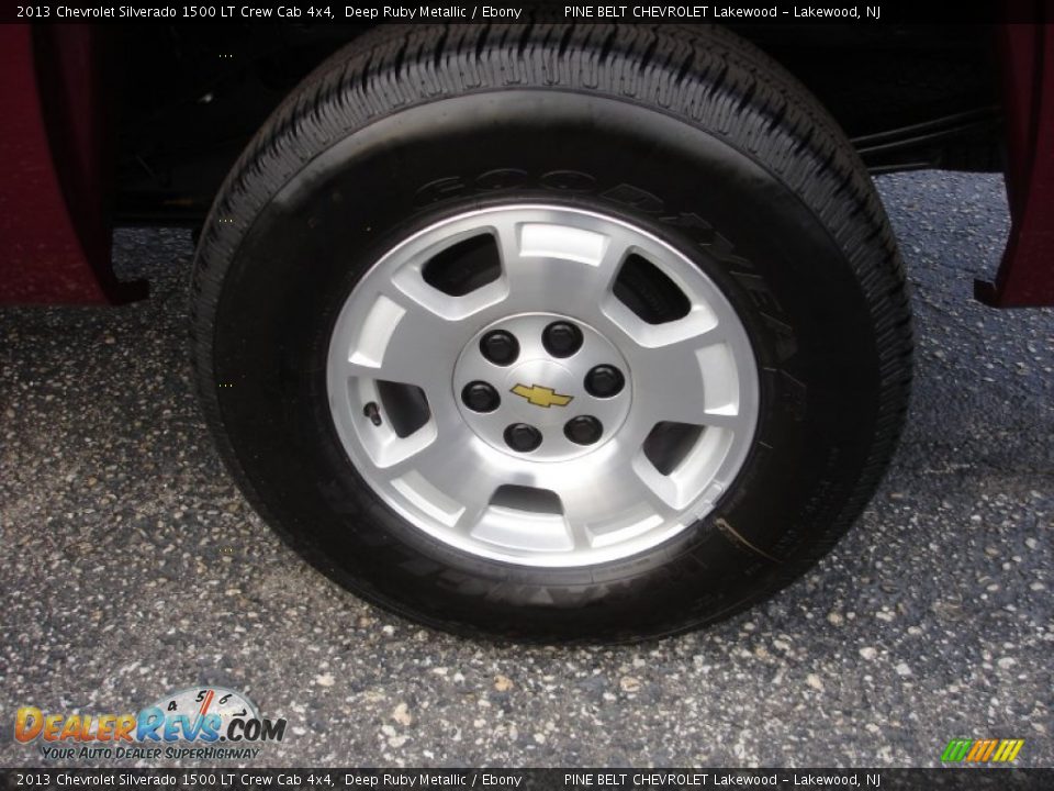 2013 Chevrolet Silverado 1500 LT Crew Cab 4x4 Deep Ruby Metallic / Ebony Photo #8