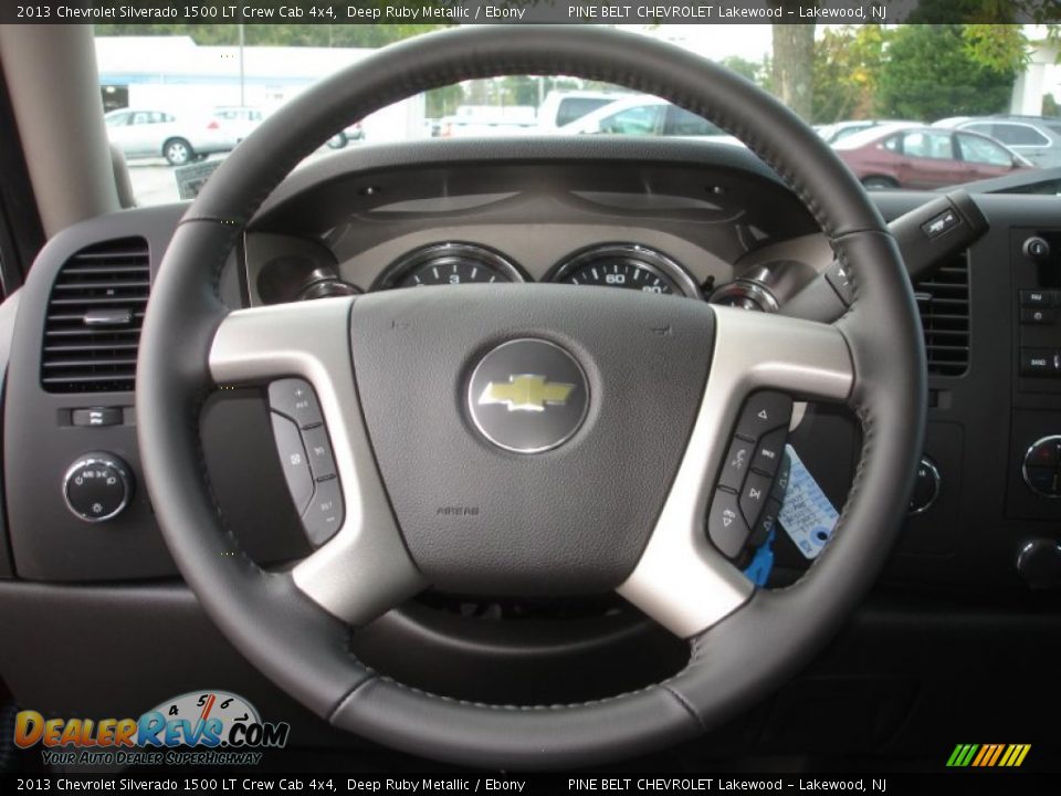 2013 Chevrolet Silverado 1500 LT Crew Cab 4x4 Deep Ruby Metallic / Ebony Photo #13