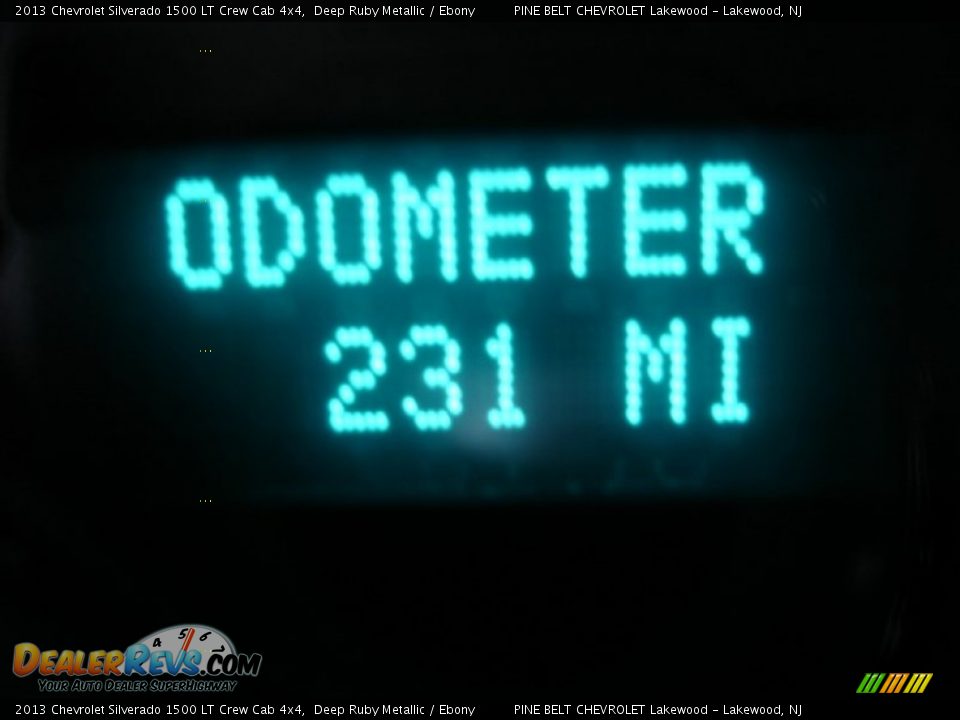2013 Chevrolet Silverado 1500 LT Crew Cab 4x4 Deep Ruby Metallic / Ebony Photo #14