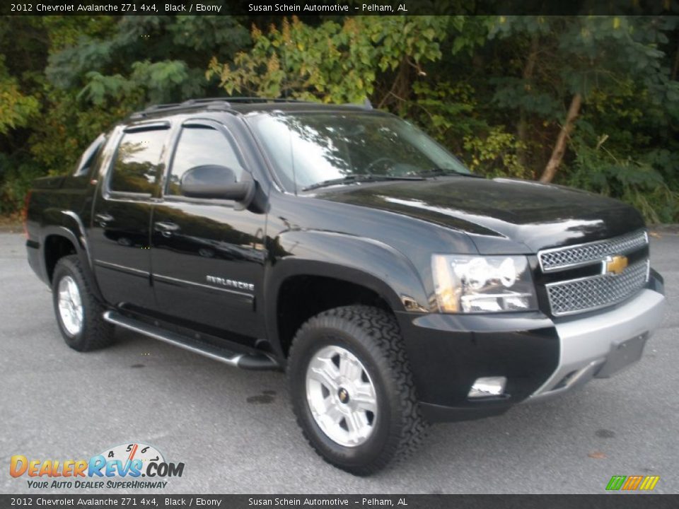 2012 Chevrolet Avalanche Z71 4x4 Black / Ebony Photo #1