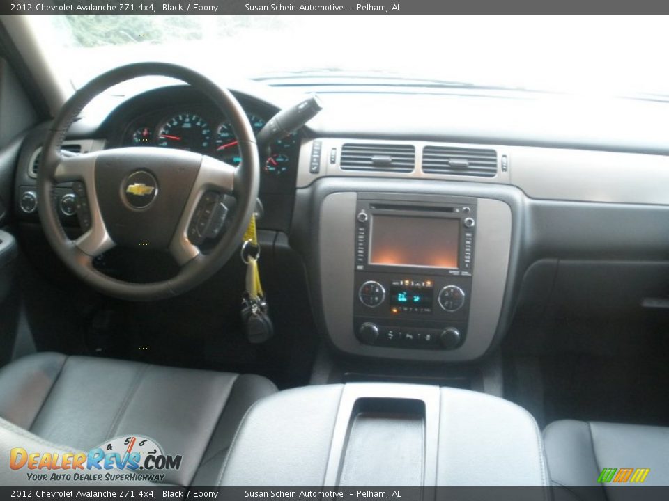 2012 Chevrolet Avalanche Z71 4x4 Black / Ebony Photo #4