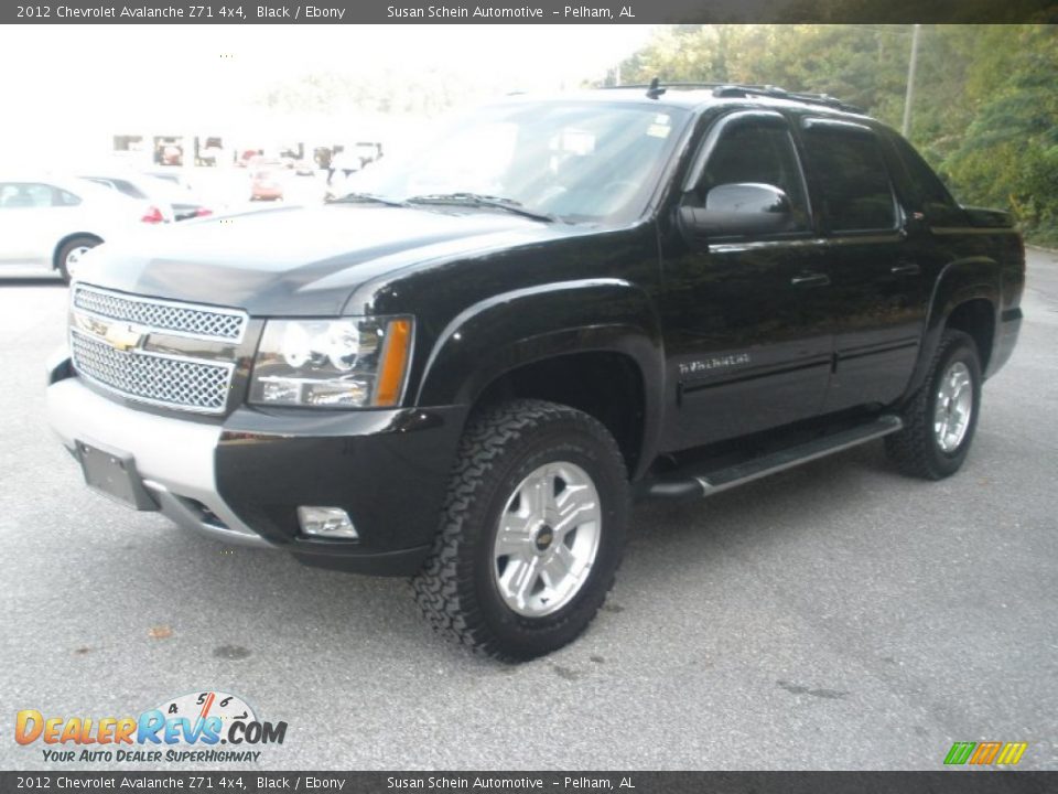 2012 Chevrolet Avalanche Z71 4x4 Black / Ebony Photo #13