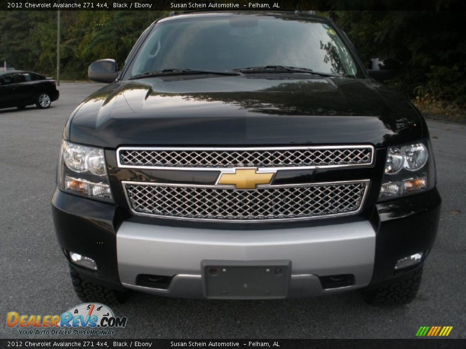 2012 Chevrolet Avalanche Z71 4x4 Black / Ebony Photo #14