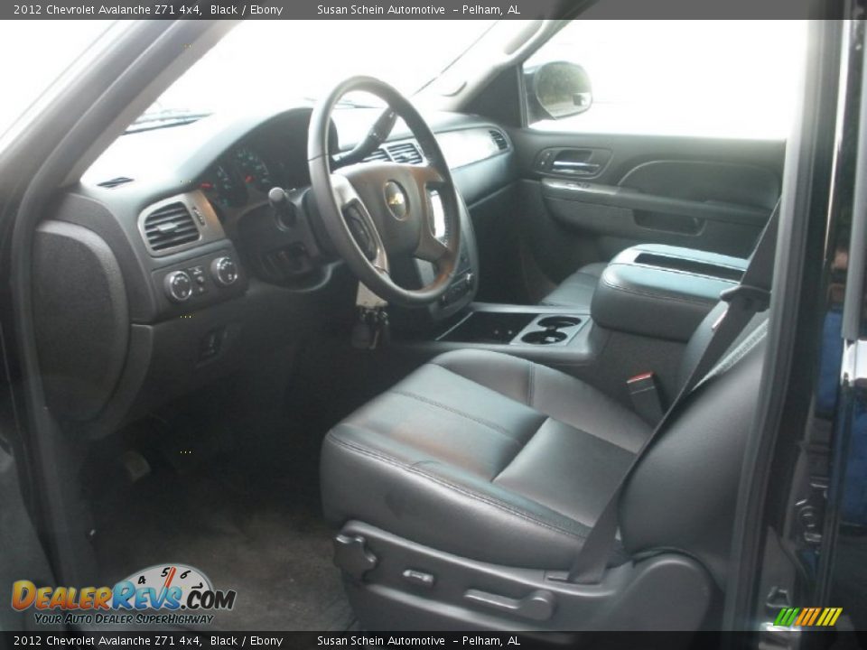 2012 Chevrolet Avalanche Z71 4x4 Black / Ebony Photo #19
