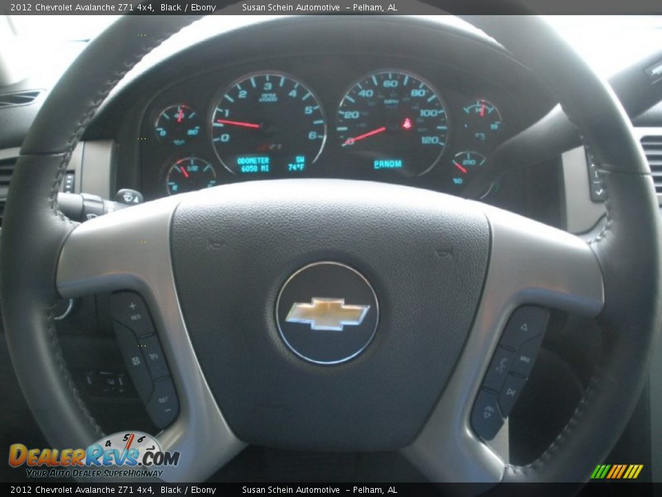 2012 Chevrolet Avalanche Z71 4x4 Black / Ebony Photo #29
