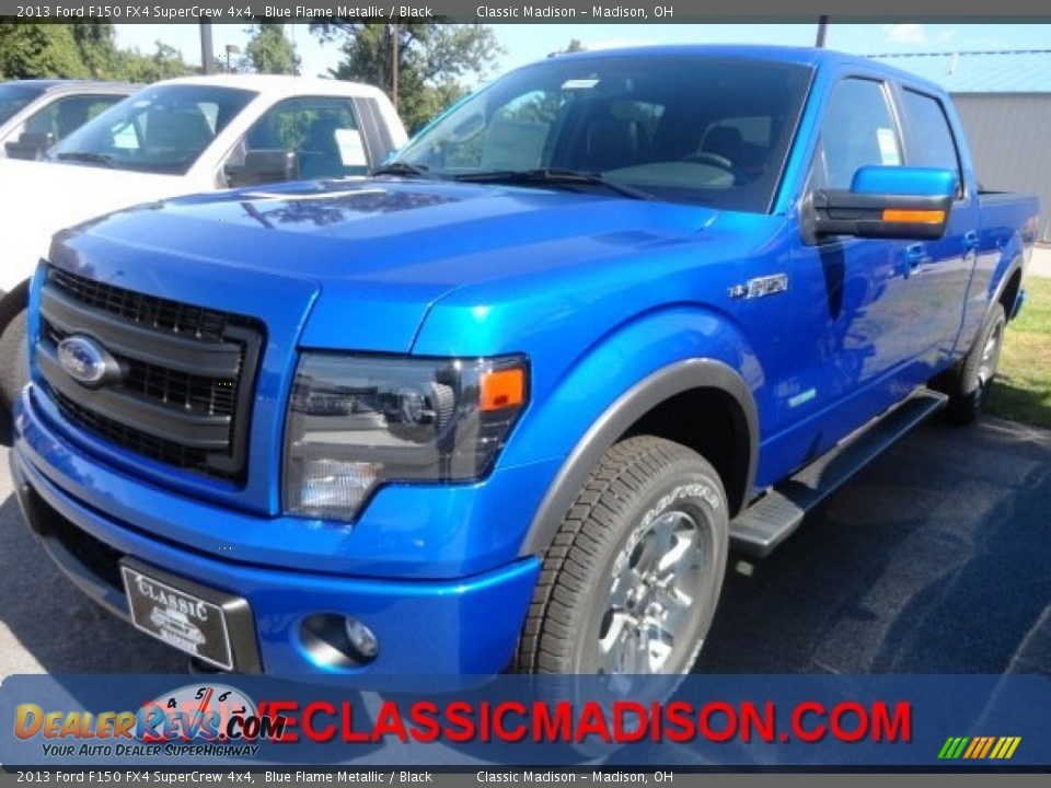 2013 Ford F150 FX4 SuperCrew 4x4 Blue Flame Metallic / Black Photo #1