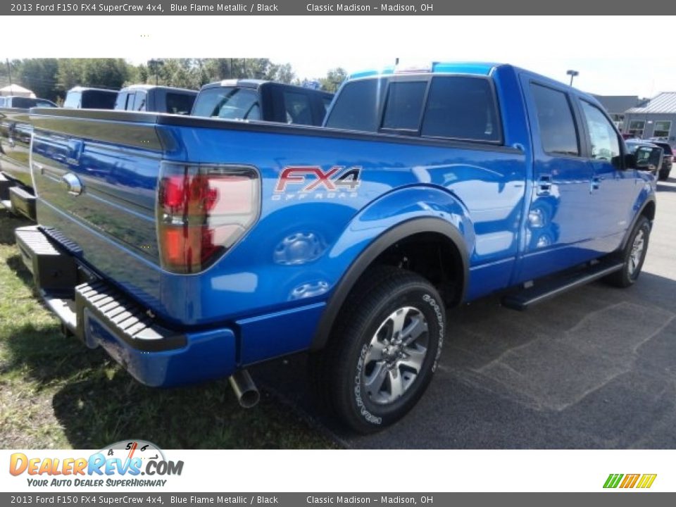 2013 Ford F150 FX4 SuperCrew 4x4 Blue Flame Metallic / Black Photo #2