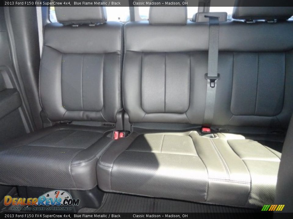 Rear Seat of 2013 Ford F150 FX4 SuperCrew 4x4 Photo #10