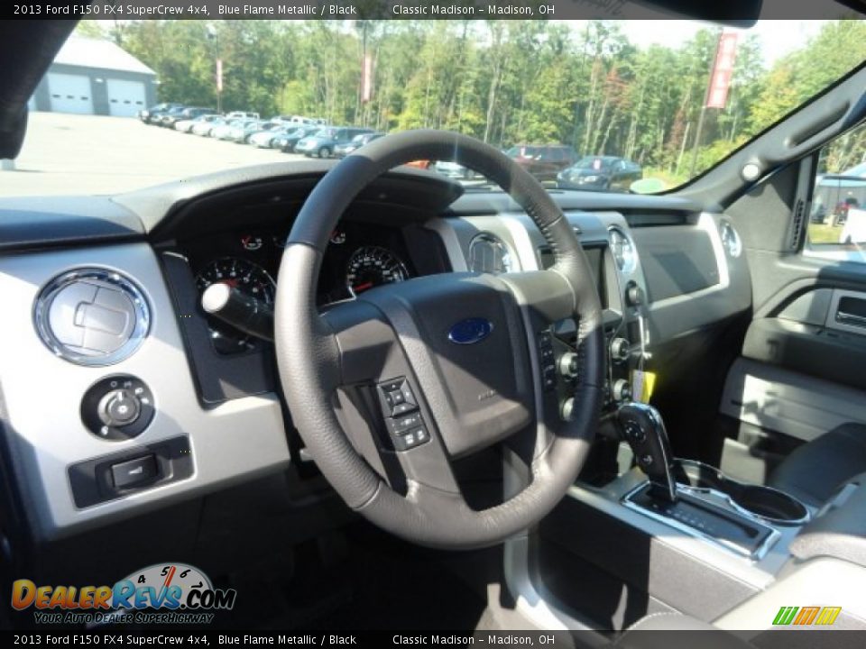 2013 Ford F150 FX4 SuperCrew 4x4 Blue Flame Metallic / Black Photo #11