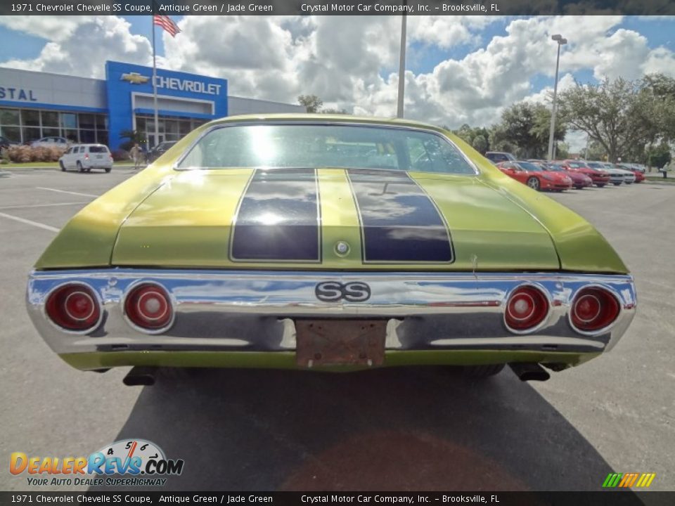 1971 Chevrolet Chevelle SS Coupe Antique Green / Jade Green Photo #7