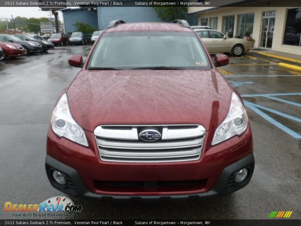 2013 Subaru Outback 2.5i Premium Venetian Red Pearl / Black Photo #2