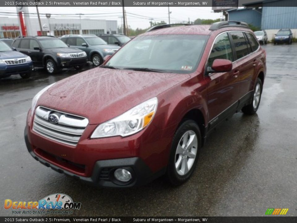 2013 Subaru Outback 2.5i Premium Venetian Red Pearl / Black Photo #3