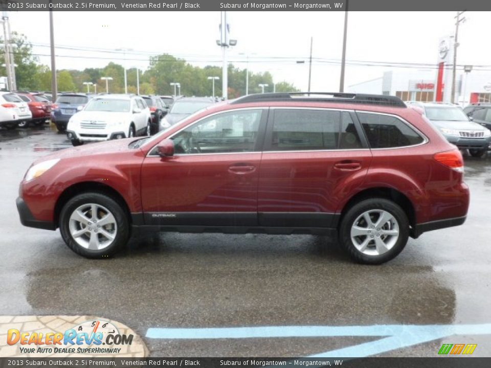 2013 Subaru Outback 2.5i Premium Venetian Red Pearl / Black Photo #4