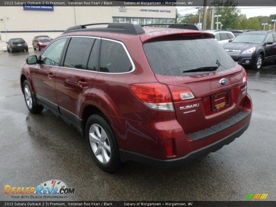 2013 Subaru Outback 2.5i Premium Venetian Red Pearl / Black Photo #5