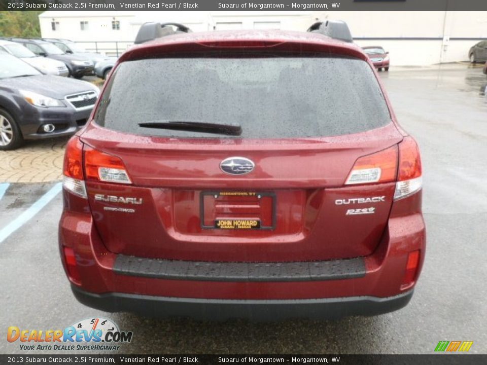 2013 Subaru Outback 2.5i Premium Venetian Red Pearl / Black Photo #6