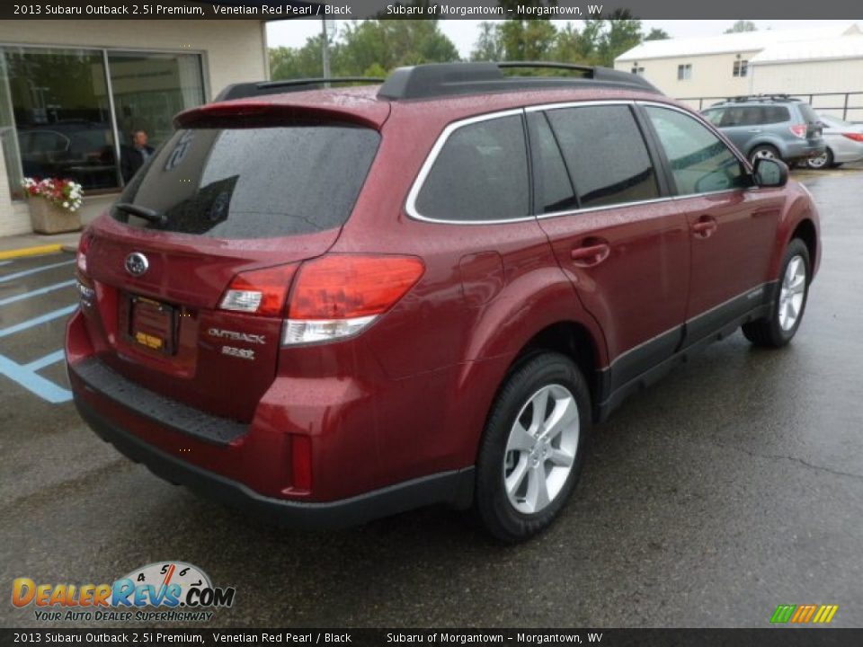 2013 Subaru Outback 2.5i Premium Venetian Red Pearl / Black Photo #7