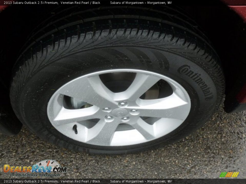 2013 Subaru Outback 2.5i Premium Venetian Red Pearl / Black Photo #9