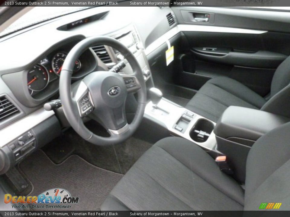 2013 Subaru Outback 2.5i Premium Venetian Red Pearl / Black Photo #17