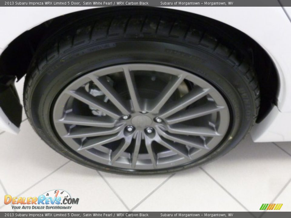 2013 Subaru Impreza WRX Limited 5 Door Satin White Pearl / WRX Carbon Black Photo #8