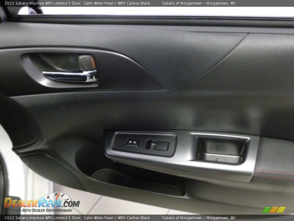 2013 Subaru Impreza WRX Limited 5 Door Satin White Pearl / WRX Carbon Black Photo #11