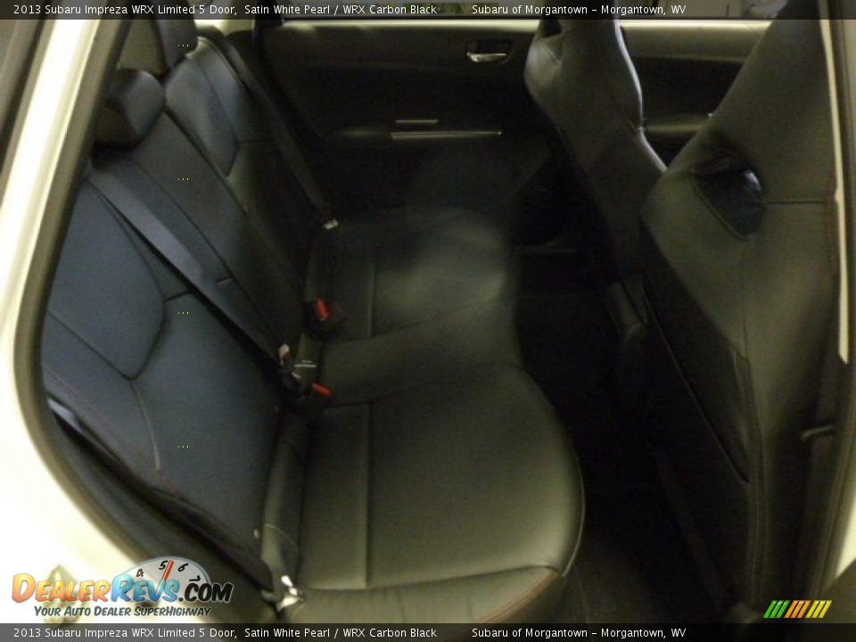 2013 Subaru Impreza WRX Limited 5 Door Satin White Pearl / WRX Carbon Black Photo #12