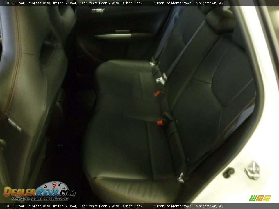 2013 Subaru Impreza WRX Limited 5 Door Satin White Pearl / WRX Carbon Black Photo #14