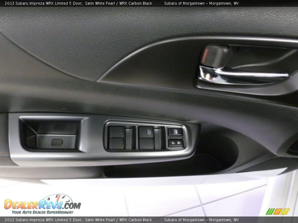 2013 Subaru Impreza WRX Limited 5 Door Satin White Pearl / WRX Carbon Black Photo #18
