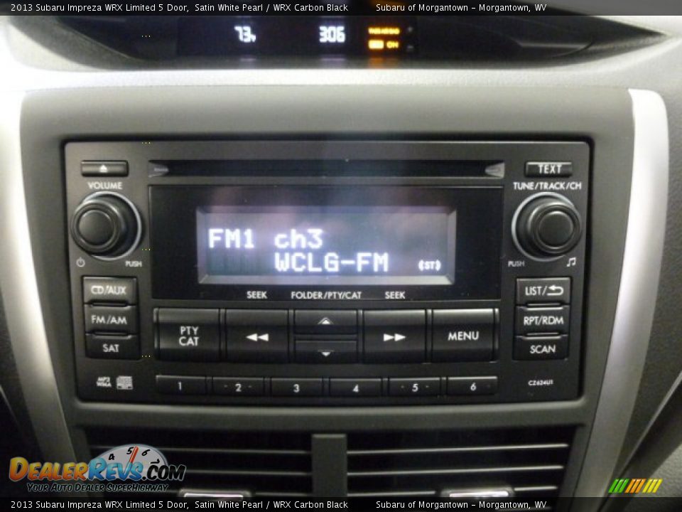 2013 Subaru Impreza WRX Limited 5 Door Satin White Pearl / WRX Carbon Black Photo #19