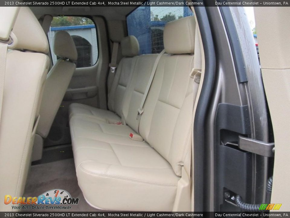 Rear Seat of 2013 Chevrolet Silverado 2500HD LT Extended Cab 4x4 Photo #14