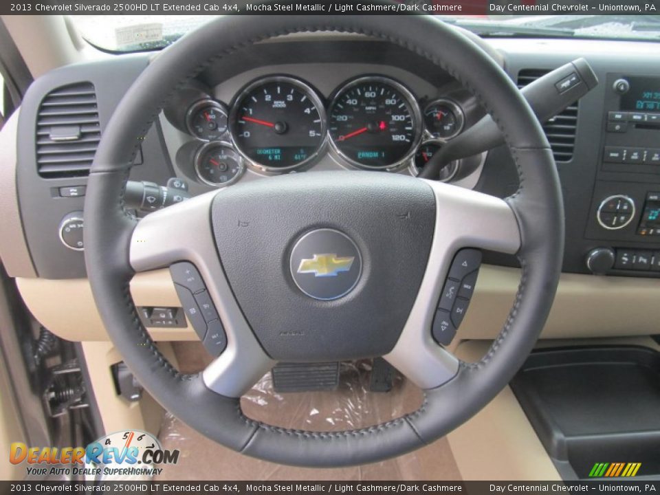 2013 Chevrolet Silverado 2500HD LT Extended Cab 4x4 Steering Wheel Photo #15