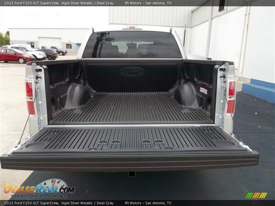 2013 Ford F150 XLT SuperCrew Ingot Silver Metallic / Steel Gray Photo #5