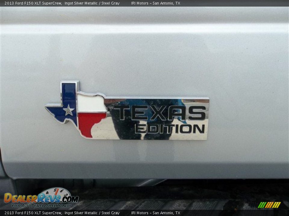 2013 Ford F150 XLT SuperCrew Ingot Silver Metallic / Steel Gray Photo #7