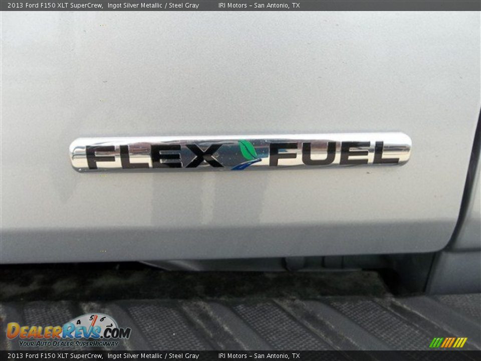 2013 Ford F150 XLT SuperCrew Ingot Silver Metallic / Steel Gray Photo #8