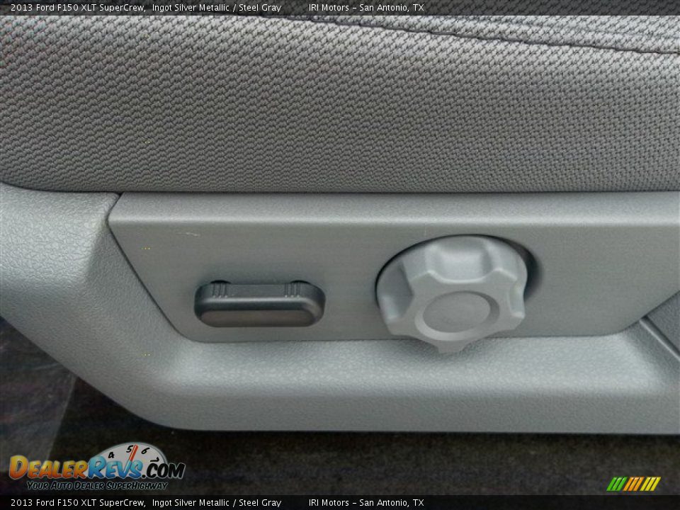 2013 Ford F150 XLT SuperCrew Ingot Silver Metallic / Steel Gray Photo #19