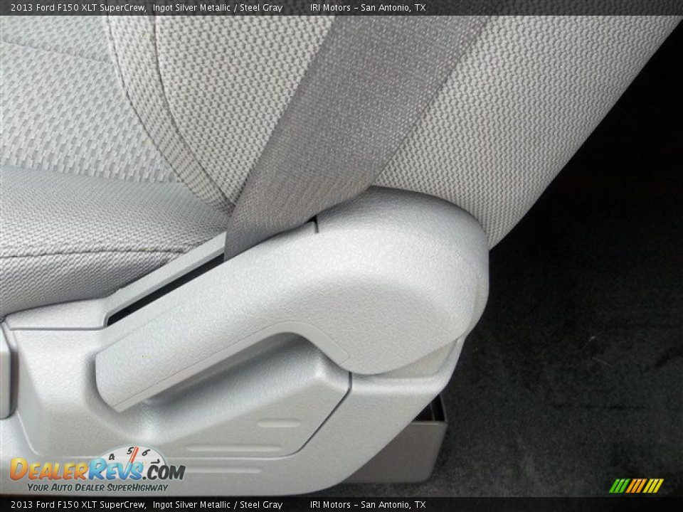 2013 Ford F150 XLT SuperCrew Ingot Silver Metallic / Steel Gray Photo #20