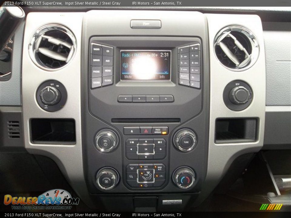 2013 Ford F150 XLT SuperCrew Ingot Silver Metallic / Steel Gray Photo #33