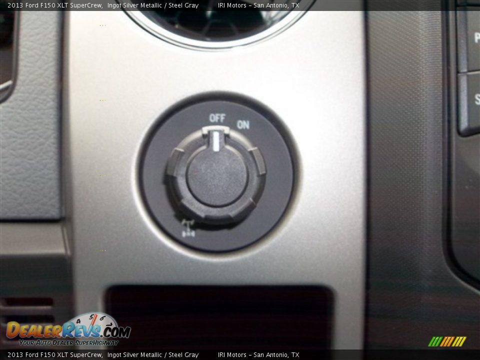 2013 Ford F150 XLT SuperCrew Ingot Silver Metallic / Steel Gray Photo #35