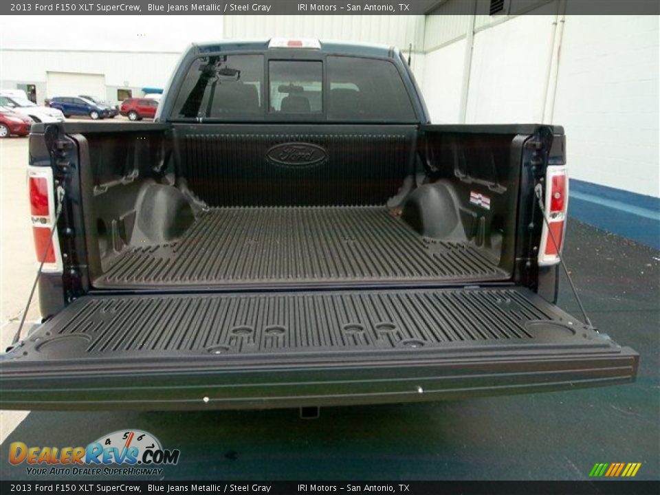 2013 Ford F150 XLT SuperCrew Blue Jeans Metallic / Steel Gray Photo #4