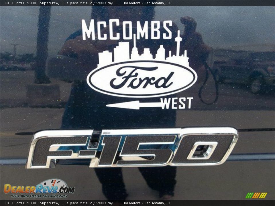 2013 Ford F150 XLT SuperCrew Blue Jeans Metallic / Steel Gray Photo #5