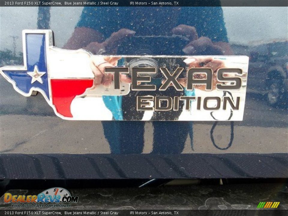 2013 Ford F150 XLT SuperCrew Blue Jeans Metallic / Steel Gray Photo #6